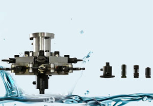 High speed water and oil cooling die